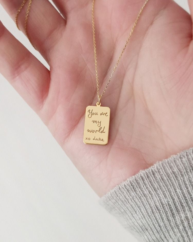 Note From Heart Necklace