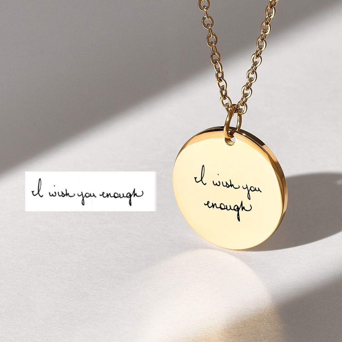 Note From Heart Necklace