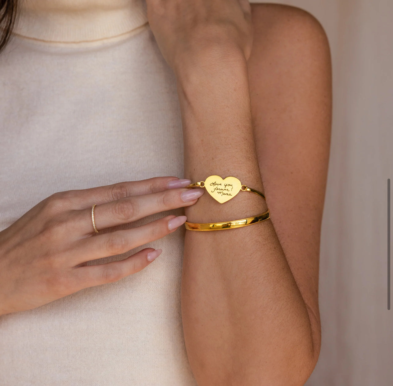Soulmate Engraving Bangle