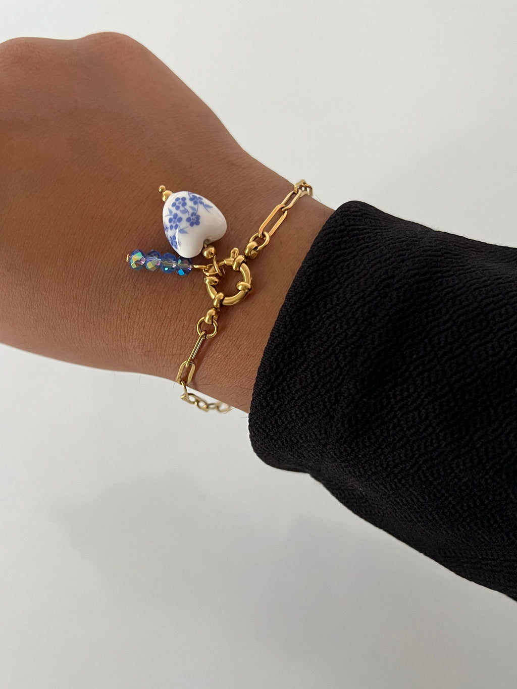 Blue Beaded Charm