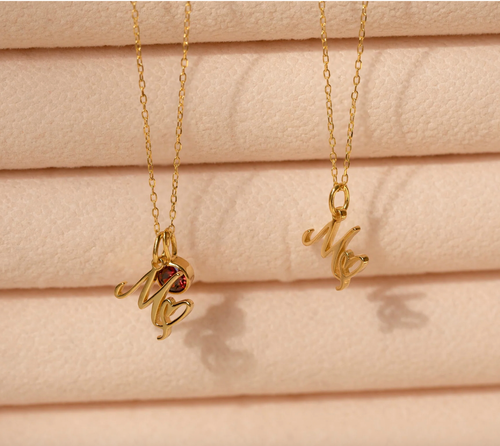 Heart Birthstone Necklace