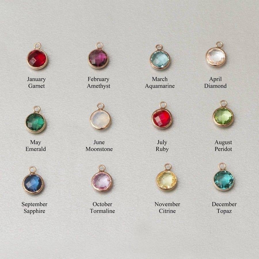 Initial Birthstone Ring