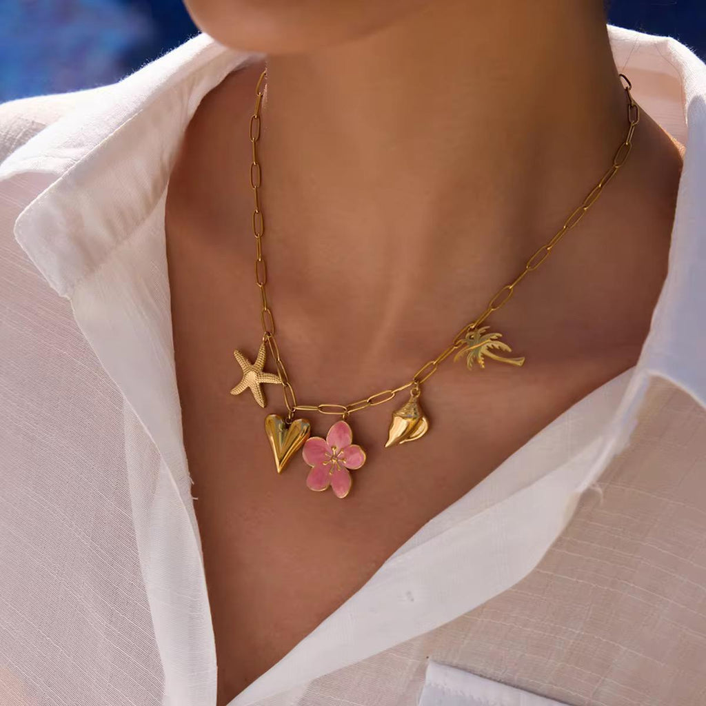 Hibiscus Necklace