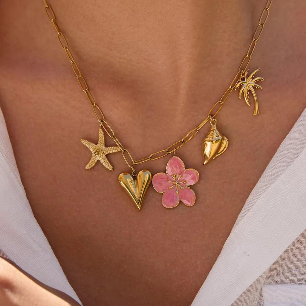 Hibiscus Necklace