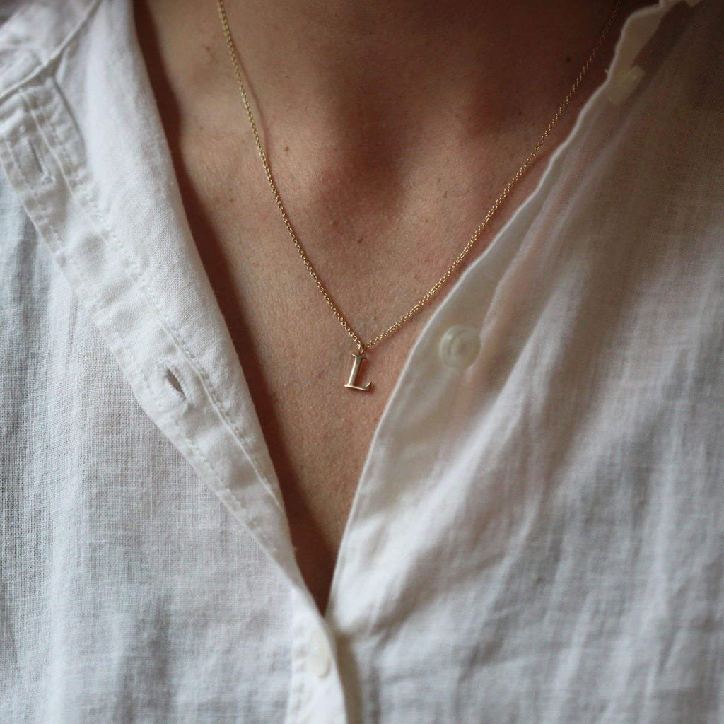 initial necklace 2
